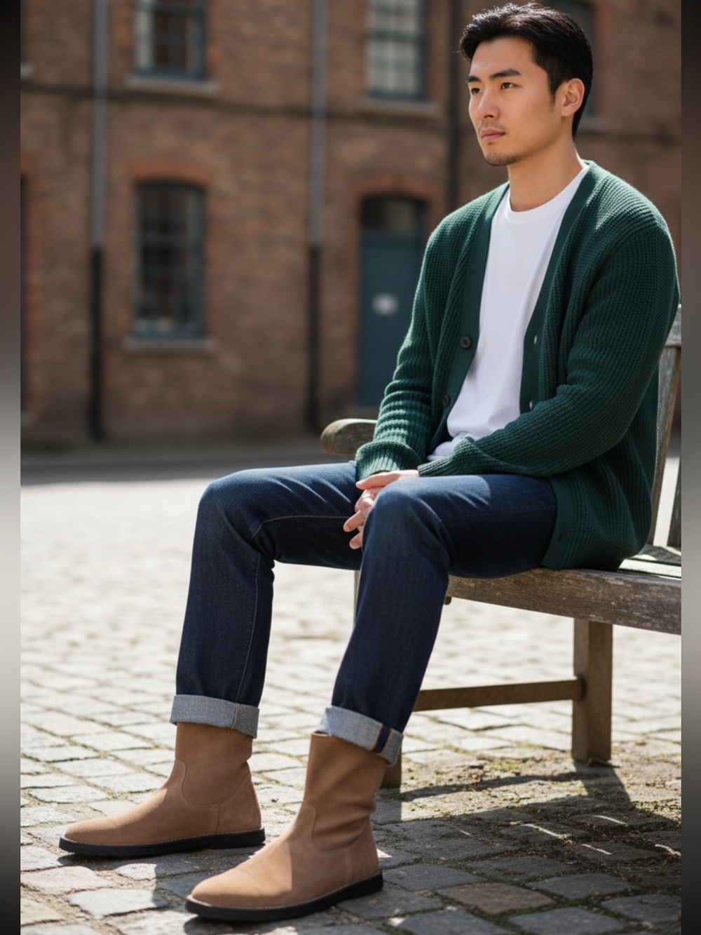 ANN DEMEULEMEESTER suede boots